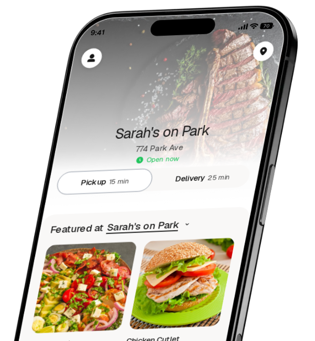 Sarah's on Park app preview