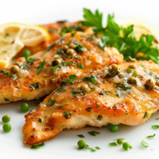 Chicken Picatta Lunch.
