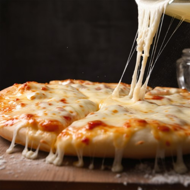 Savor our cheese pizza