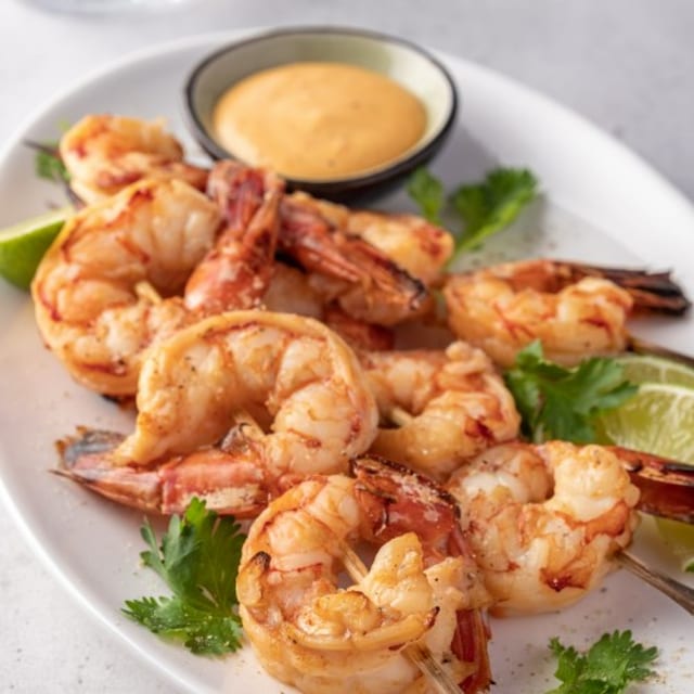 Grilled Shrimp.