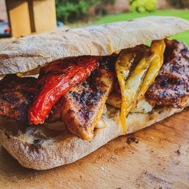 Blackened Chicken Sandwich.