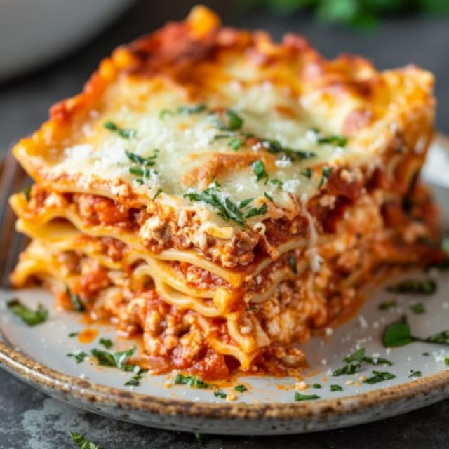 Meat Lasagna.