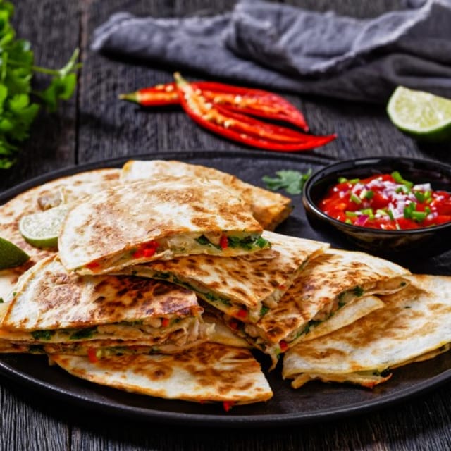 Chicken Quesadilla.