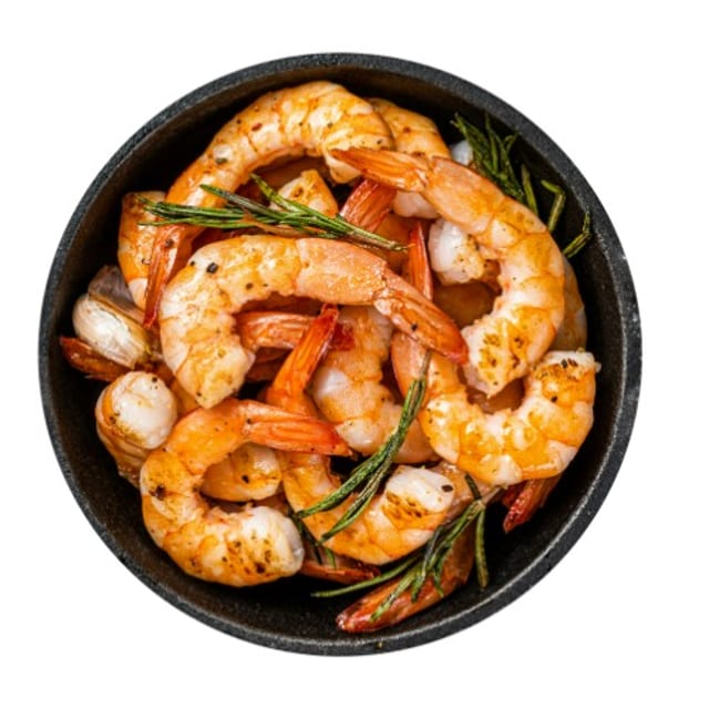 Garlic Shrimp.